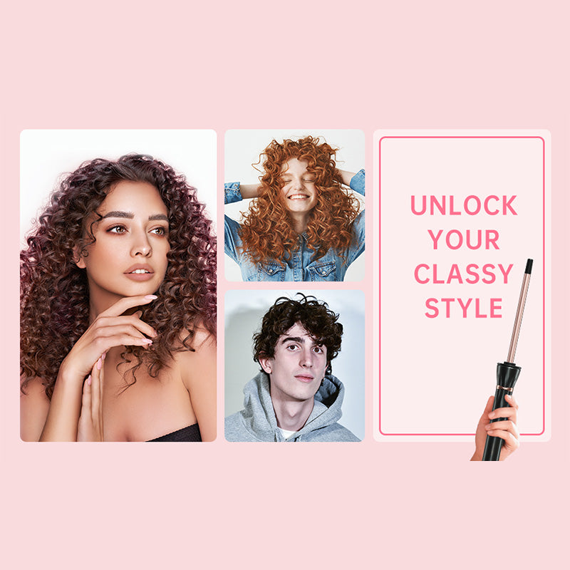 🎁 Промоция последен ден 50% ОТСТЪПКА🌟 Къдрица за коса с ултратънка вълна 3/8 инча