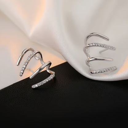 🔥Модерни, блестящи обеци с котешки нокти🦊